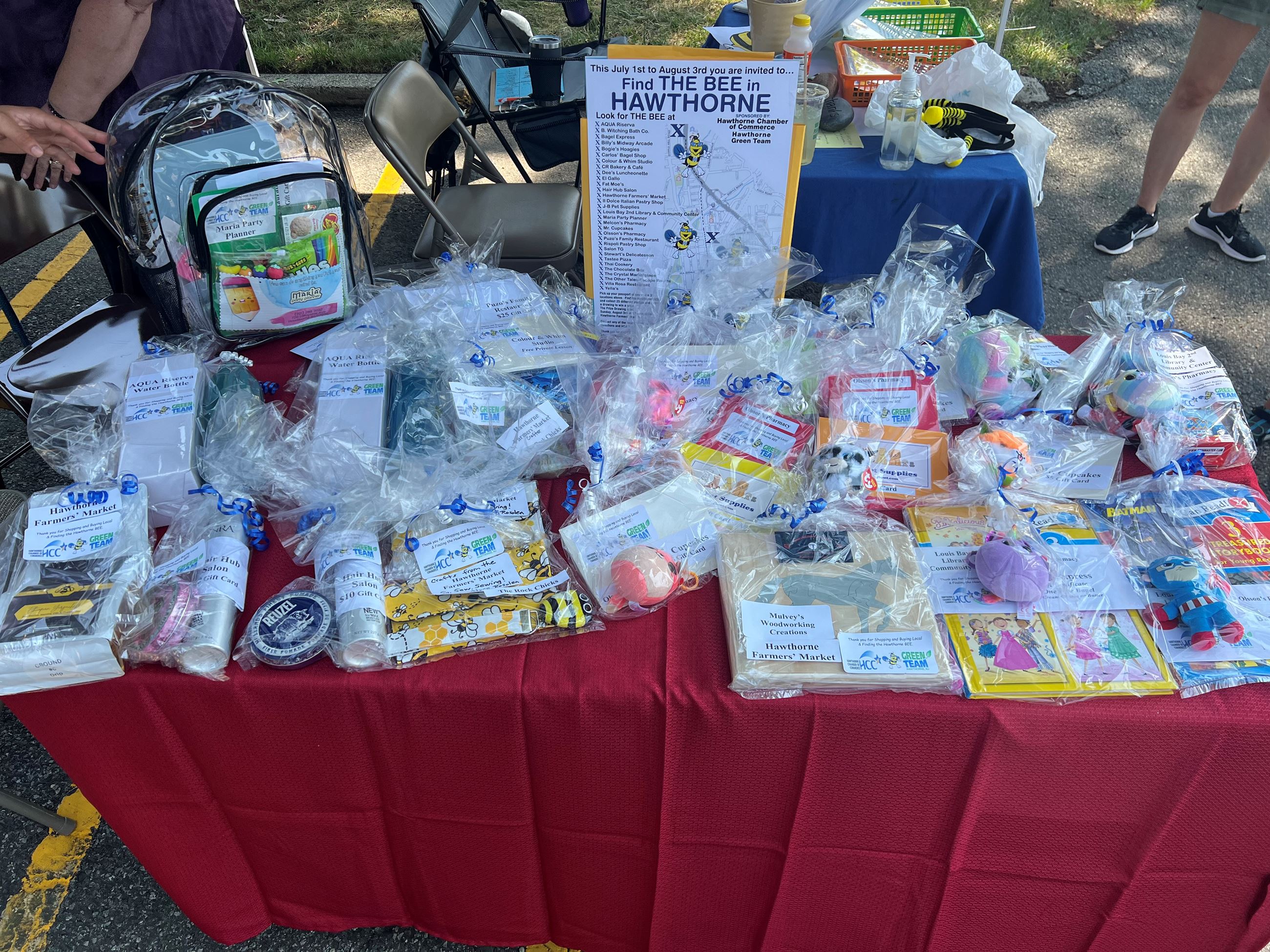 Hawthorne BEE 2025 Prize Table