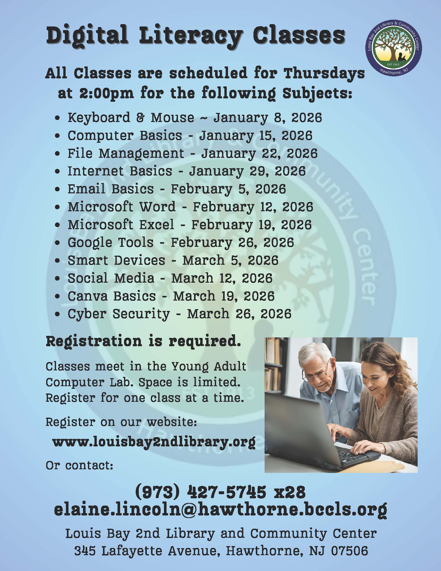 Library Events January - March 2026